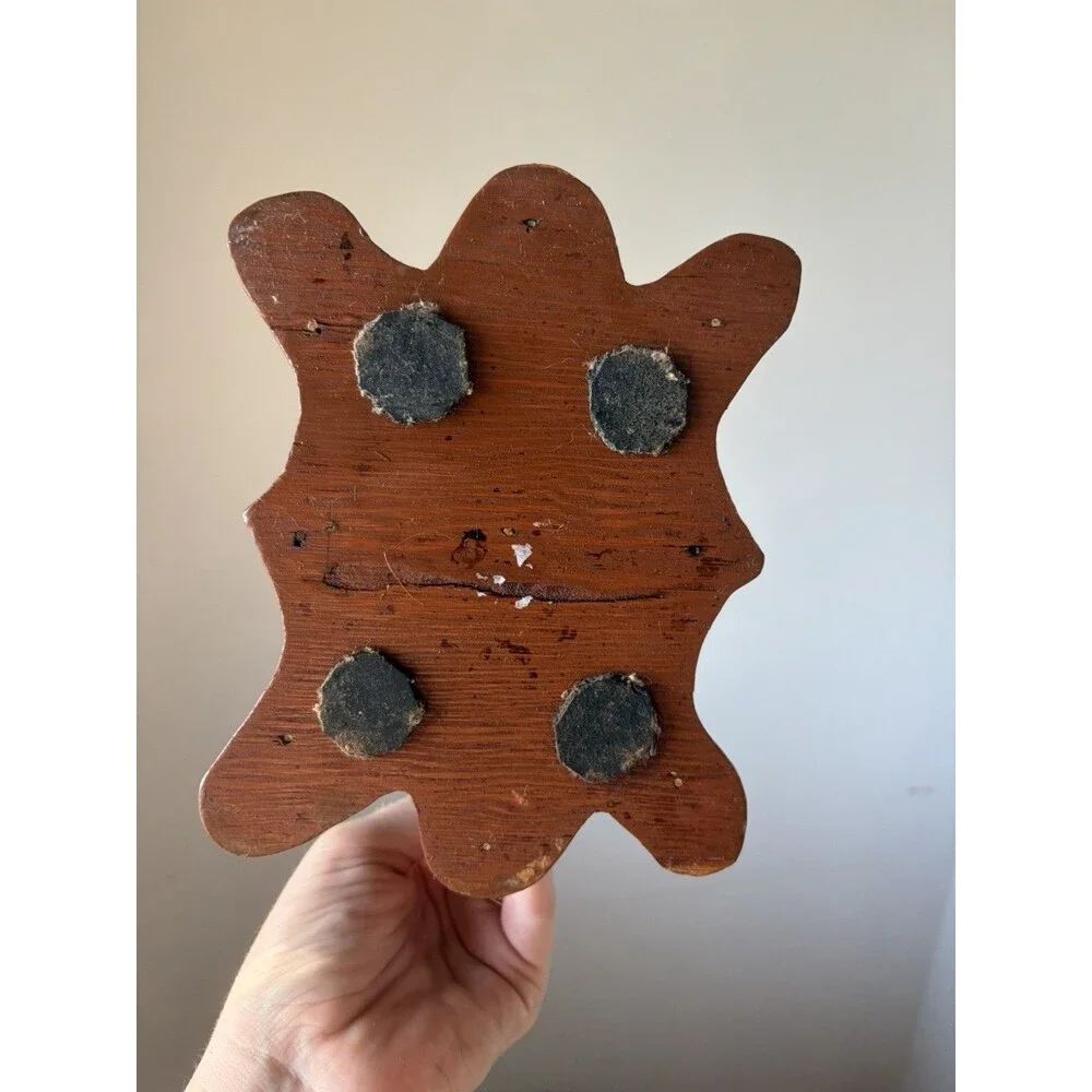 Vintage Wood Free-Standing Tabletop Napkin/ letter Holder